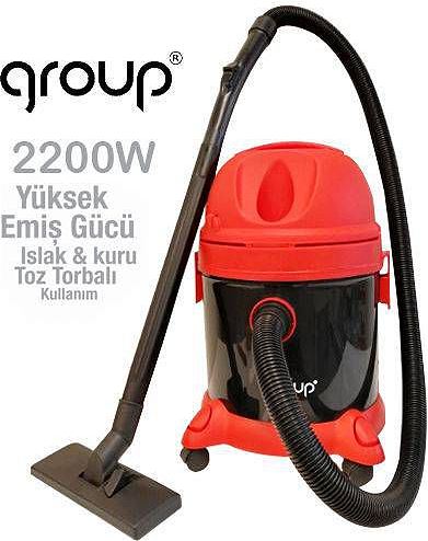 Group 2200 W Islak Kuru Toz Torbalı Elektrikli Süpürge Ürün Resmi