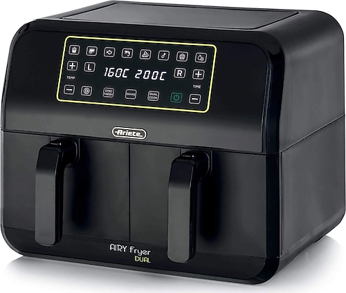 Ariete Airy Fryer Dual 4623 Çift Hazneli XXL 8 lt Yağsız Fritöz