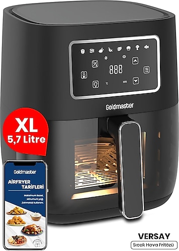 Goldmaster Versay GM7424 5.7 lt Yağsız Fritöz