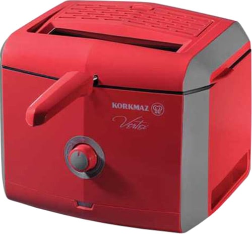 Korkmaz Vertex A486-02 Kırmızı Fritöz