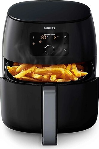 Philips Airfryer Xxl Fritöz, 1.4 Kg , 7,3 Litre, Rapid Air, Fat Removal Teknolojisi, Siyah ,2225 Wolt,hd9650