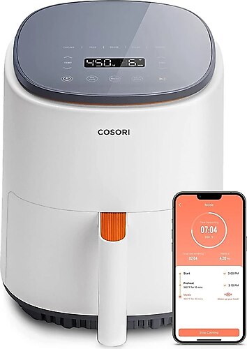 Cosori hava fritözü 4 qt, 7 pişirme fonksiyonu airfryer, ücretsiz