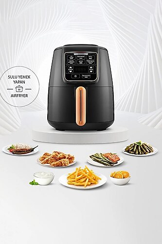 Air Pro Cook Xl 2 In 1 Konuşan Airfryer Black Cooper