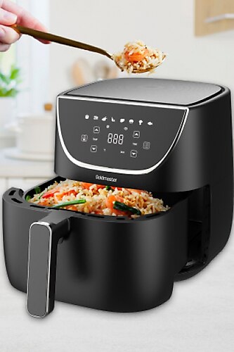 Blackfry 1700 Watt Dijital Dokunmatik 8 Ön Programlı 5.7 Litre Yağsız Kızartma Sıcak Hava Fritöz