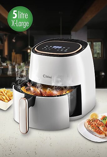 Kiwi Dijital Yağsız Fritöz Air Fryer 5 Lt