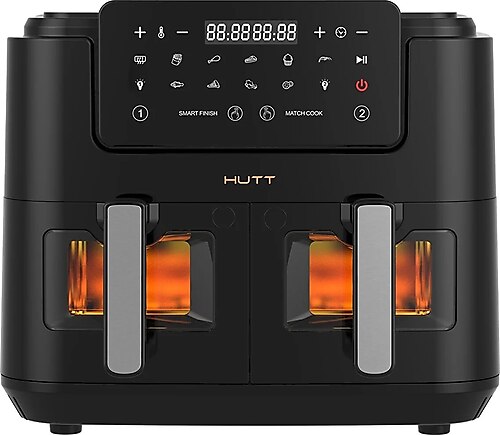 Hutt D9 Çift Hazneli Air Fryer 4.5+4.5 lt Yağsız Fritöz