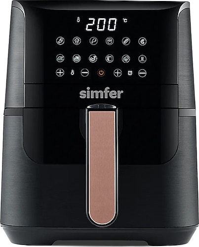 Simfer SK-6701 Air Fry Smart Siyah 4 lt Yağsız Fritöz