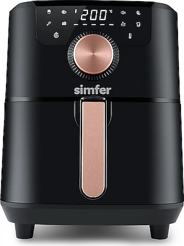 Simfer SK-6702 Air Fry Smart Siyah 5 lt Yağsız Fritöz