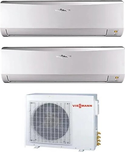 Viessmann Vitoclima Multi O3F3062M2 6.1 kW 1 Dış + 2 İç Ünite (12+18) Duvar Tipi Klima
