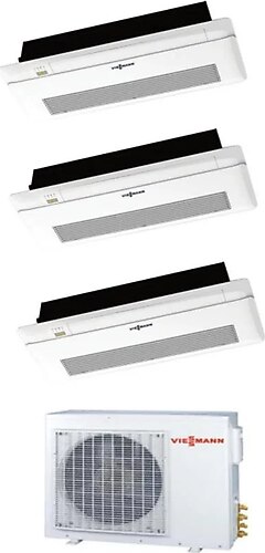 Viessmann Vitoclima Multi Tek Yön Kaset 1+3 Sistem (O4F3080M2) 9+12+18 Btu İç 8 kw Dış Ünite