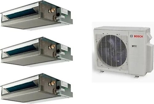 Bosch Multi Kanallı İnverter Klima 42000 Btu 1 Dış + 3 İç Ünite 12000 + 18000 + 18000 Btu