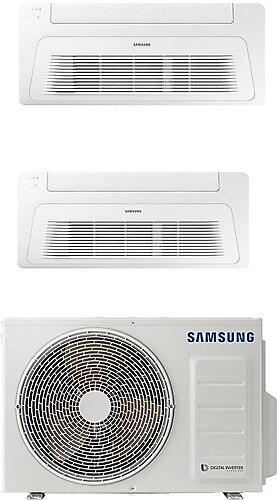 Samsung Wind Free Multi Tek Yön Kaset 1+2 Sistem ( Aj068txj3kh/Ea) 12 + 18 Btu İç 6,8 Kw Dış Ünite