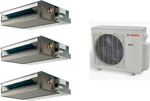 Bosch Multi Kanallı İnverter Klima 36000 Btu 1 Dış + 3 İç Ünite 12000 + 12000 + 18000 Btu