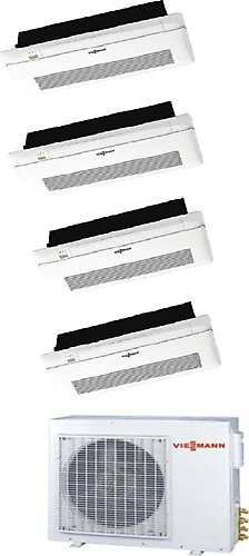 Viessmann Vitoclima Multi O5F3120M2 12 kW 1 Dış + 4 İç Ünite (9+9+12+21) Tek Yön Kaset Tipi Klima
