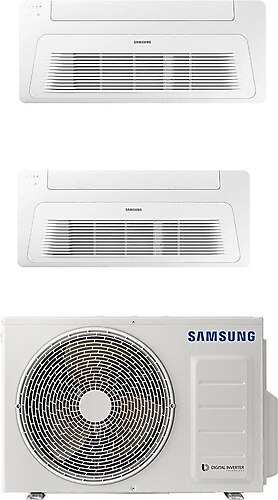Samsung Wind Free Multi Tek Yön Kaset 1+2 Sistem (AJ050TXJ2KH/EA) 9.000+12.000 Btu İç 5,2 kw Dış Ünite
