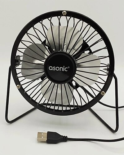 Asonic Usb Ile Çalışan Masaüstü Vantilatör Fan