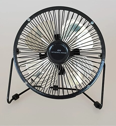 adresiburasi General Home Metal Usb Mini Vantilatör Fan