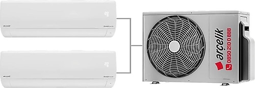 Arçelik Multi Sistem Duvar Tipi 2+1 İnverter 9+9 16000Btu Klima ZM16102-99