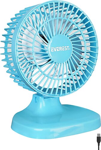 Everest EFN-503 7" Masaüstü USB Fan Mavi