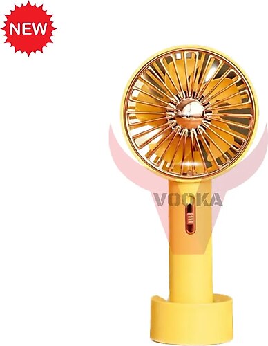 VOOKA Fan Soğutucu Mini Vantilatör Klima Güçlü Serinletici Taşınabilir Şarjlı Masa Üstü Sessiz 2 Kademeli
