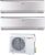 Viessmann Vitoclima Multi O3F3062M2 6.1 kW 1 Dış + 2 İç Ünite (12+18) Duvar Tipi Klima